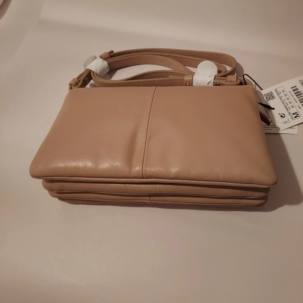 Zara Minimalist Leather Crossbody Bag